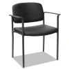 Online Sorrento Series Stacking Ultra-Cushioned Guest Chair - Black (2/Carton) Office Furniture & Lighting