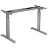 Discount 2-Stage 27.5 in - 47.25 in. High Corded Electric Adjustable Table Base - Gray Office Furniture & Lighting