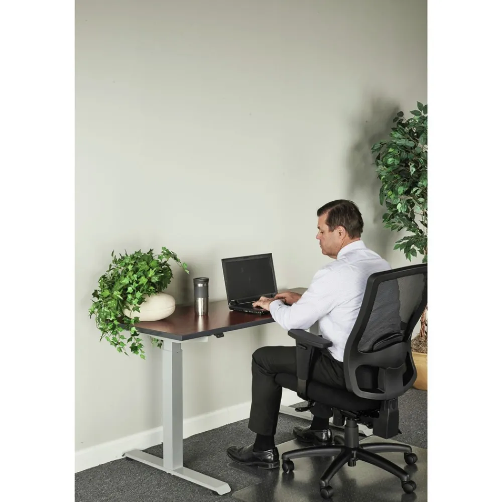 Discount 2-Stage 27.5 in - 47.25 in. High Corded Electric Adjustable Table Base - Gray Office Furniture & Lighting