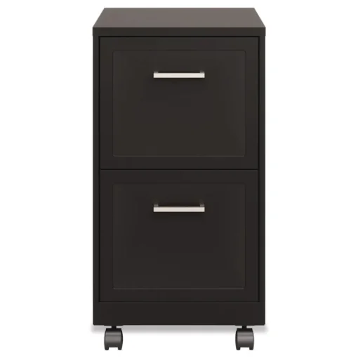 Sale Two-Drawer Mobile Vertical File 2 Letter-Size File Drawers 14.25 x 18 x 26.7 - Black Office Furniture & Lighting