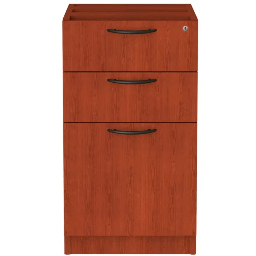 Online Valencia Series 15.63 in. x 20.5 in. x 28.5 in. Box/File Full Pedestal - Mahogany Office Furniture & Lighting