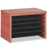 Clearance Valencia Series 15.75 in. x 9.88 in. x 10.88 in. Under Counter Organizer Shelf - Cherry Desk Accessories & Office Organizers