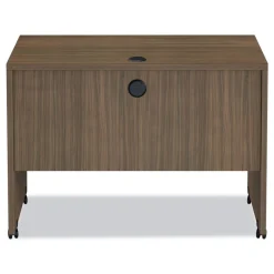 Outlet Valencia Series 41.38 in. x 23.63 in. x 30 in. Mobile Workstation Desk - Modern Walnut Office Furniture & Lighting