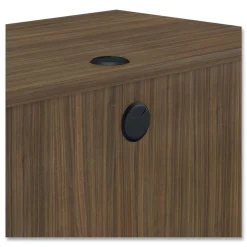 Outlet Valencia Series 41.38 in. x 23.63 in. x 30 in. Mobile Workstation Desk - Modern Walnut Office Furniture & Lighting