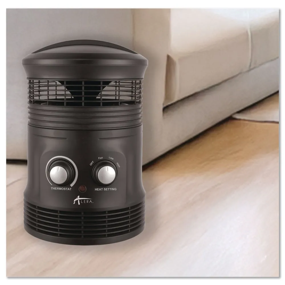 Clearance 750W 8 in. x 8 in. x 12 in. 360-Degree Circular Fan Forced Heater - Black Heaters
