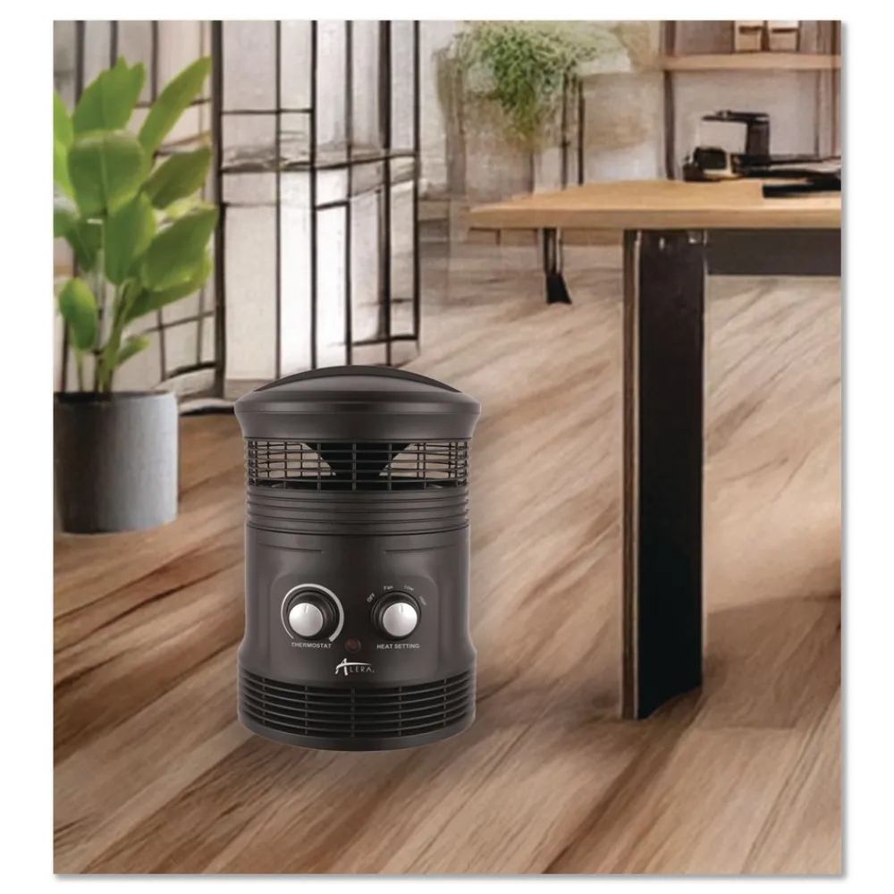Clearance 750W 8 in. x 8 in. x 12 in. 360-Degree Circular Fan Forced Heater - Black Heaters