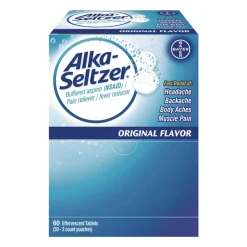 Clearance Buffered Aspirin (NSAID) Tablets 2/Pack 30 Packs/Box Cleaning & Janitorial Supplies