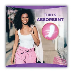 Hot Thin Daily Panty Liners, Regular, 120/pack, 6 Packs/carton Skin Care & Personal Hygiene