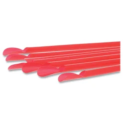 Sale 10.25 in. Plastic Jumbo Spoon Straw - Red (5400/Carton) Tabletop And Serveware