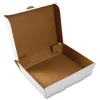 Outlet 10.88 in. x 13 in. x 3 in. Paper Catering Boxes - White (50/Carton) Tabletop And Serveware