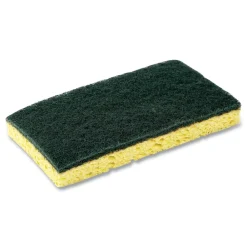 New 3.5 x 6 Heavy-Duty Scrubbing Sponge - Yellow/Green (20/Carton) Cleaning & Janitorial Supplies