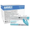 Best 9.5 in. Long 3 mil Powder-Free Nitrile Exam Gloves - Large/Light Blue (1000/Carton) Cleaning & Janitorial Supplies