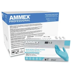 Sale 9.5 in. Long 3 mil Powder-Free Nitrile Exam Gloves - Small/Light Blue (1000/Carton) Cleaning & Janitorial Supplies