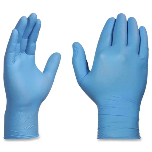 Sale 9.5 in. Long 3 mil Powder-Free Nitrile Exam Gloves - Small/Light Blue (1000/Carton) Cleaning & Janitorial Supplies