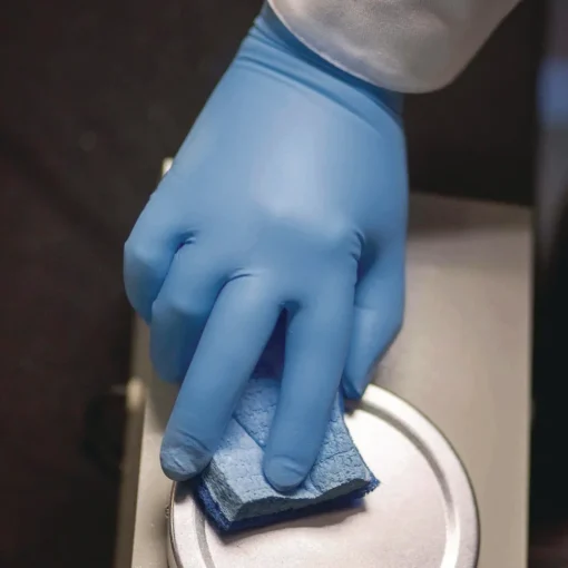 Sale 8 mil Blue Powder-Free Nitrile Exam Gloves - X-Large, Blue (500/Carton) Cleaning & Janitorial Supplies