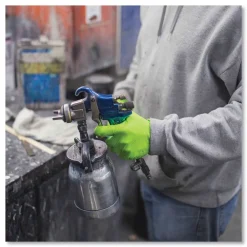 Hot 8 mil Heavy-Duty Industrial Powder-Free Nitrile Gloves - X-Large, Green (1000/Carton) Cleaning & Janitorial Supplies