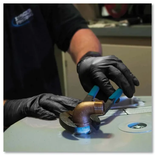 New 6 mil Heavy-Duty Industrial Powder-Free Nitrile Gloves - Large, Black (1000/Carton) Cleaning & Janitorial Supplies