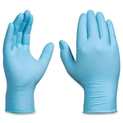 Hot 5 mil Industrial Powder-Free Nitrile Gloves - Small, Blue (1000/Carton) Cleaning & Janitorial Supplies