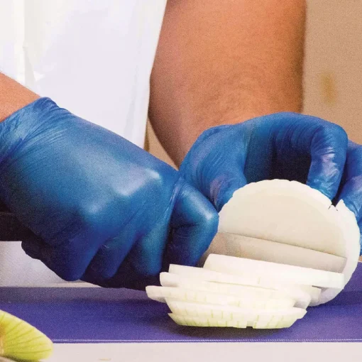 Discount 3 mil Industrial Powder-Free Vinyl Gloves - Large, Blue (1000/Carton) Cleaning & Janitorial Supplies