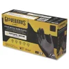 New 6 mil Powder-Free Nitrile Exam Gloves - Large, Black (1000/Carton) Cleaning & Janitorial Supplies