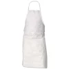 Hot 28 in. x 40 in. A20 Apron - One Size Fits All/White (100/Carton) Cooking Aprons