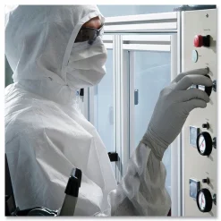 Discount 3.5 mil Thick 9.5 in. Long Powder-Free STERLING Nitrile Exam Gloves - Large, Sterling Gray (200/Box) Cleaning & Janitorial Supplies