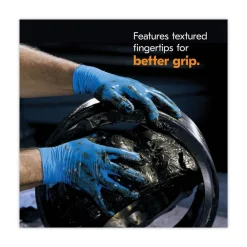 Best 6 mil Thick 9.5 in. Long Powder-Free G10 2PRO Nitrile Gloves - Medium, Blue (100/Box, 10 Boxes/Carton) Work Gloves