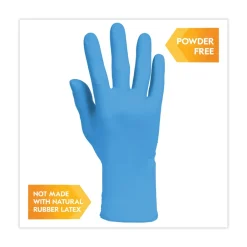 Best 6 mil Thick 9.5 in. Long Powder-Free G10 2PRO Nitrile Gloves - Medium, Blue (100/Box, 10 Boxes/Carton) Work Gloves