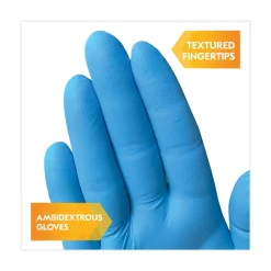Best 6 mil Thick 9.5 in. Long Powder-Free G10 2PRO Nitrile Gloves - Medium, Blue (100/Box, 10 Boxes/Carton) Work Gloves