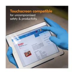 Best 6 mil Thick 9.5 in. Long Powder-Free G10 2PRO Nitrile Gloves - Medium, Blue (100/Box, 10 Boxes/Carton) Work Gloves