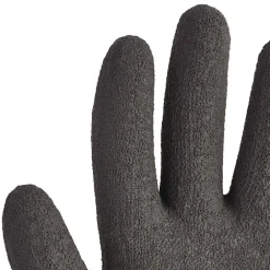 Sale 270 mm Length G40 Poly/Cotton Latex Coated Gloves - X-Large, Gray/Black (12 Pairs/Pack) Work Gloves
