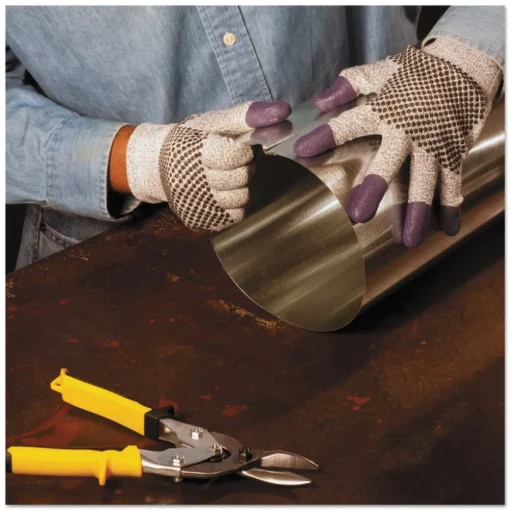 Discount 220 mm Length G60 PURPLE NITRILE Cut Resistant Glove - Small/Size 7, Blue/White (12/Carton) Work Gloves