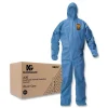 Sale A20 Breathable Particle Protection Coveralls - 4X-Large, Blue (20/Carton) Bib Overalls