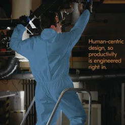 Outlet A20 Breathable Particle Protection Coveralls - 2X-Large, Blue (24/Carton) Bib Overalls