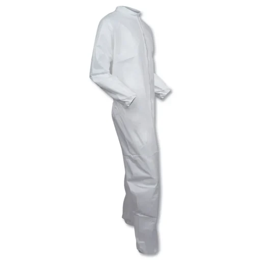 Sale A40 Coveralls - X-Large, White (25/Carton) Bib Overalls