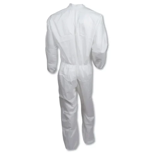 Sale A40 Coveralls - X-Large, White (25/Carton) Bib Overalls
