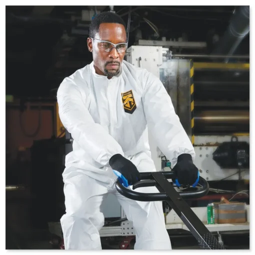 Sale A40 Coveralls - X-Large, White (25/Carton) Bib Overalls