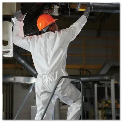 Discount A30 Elastic-Back and Cuff Coveralls - Double Extra Large, White (25/Carton) Bib Overalls