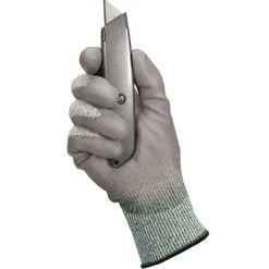 Online EN388: 4X42B 9 in. Long G60 Level 3 Economy Cut Resistant Gloves - Extra Large (Size 10), Gray/Marled Gray (12 Pairs/Carton) Work Gloves