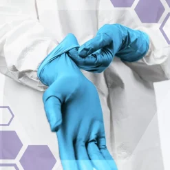 New Kimtech Element Nitrile Exam Gloves - Small, Blue (2500/Carton) Cleaning & Janitorial Supplies