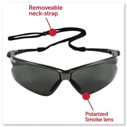 Online Nemesis Safety Glasses - Gunmetal Frame/Smoke Lens (12/Box) Eye Protection