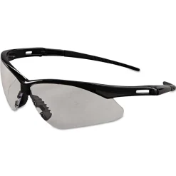Best Nemesis Safety Glasses - Black Frame, Clear Anti-Fog Lens Eye Protection