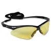 Sale Nemesis Safety Glasses - Black Frame/Amber Lens (12/Box) Eye Protection