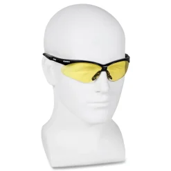Sale Nemesis Safety Glasses - Black Frame/Amber Lens (12/Box) Eye Protection