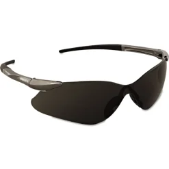 Hot Nemesis VL Safety Glasses - Gunmetal Frame, Smoke Uncoated Lens Eye Protection