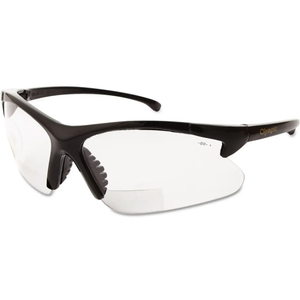 New V60 30 06 Reader Safety Eyewear - Black Frame/Clear Lens Eye Protection