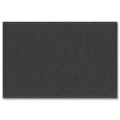 Sale 48 in. x 72 in. Ecomat Crosshatch Entry Mat - Charcoal Office Furniture & Lighting