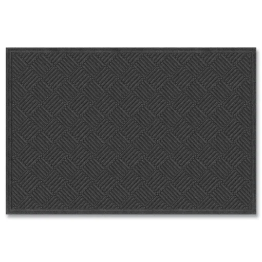 Sale 48 in. x 72 in. Ecomat Crosshatch Entry Mat - Charcoal Office Furniture & Lighting