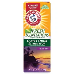 Hot 30 oz. Box Fresh Scentsations Carpet Odor Eliminator - Island Mist (6/Carton) Odor Control