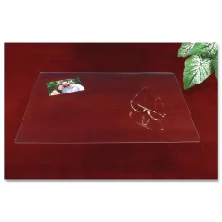 Eco-Clear 19 in. x 24 in. Desk Pad with Antimicrobial Protection - Clear Cleaning & Janitorial Supplies